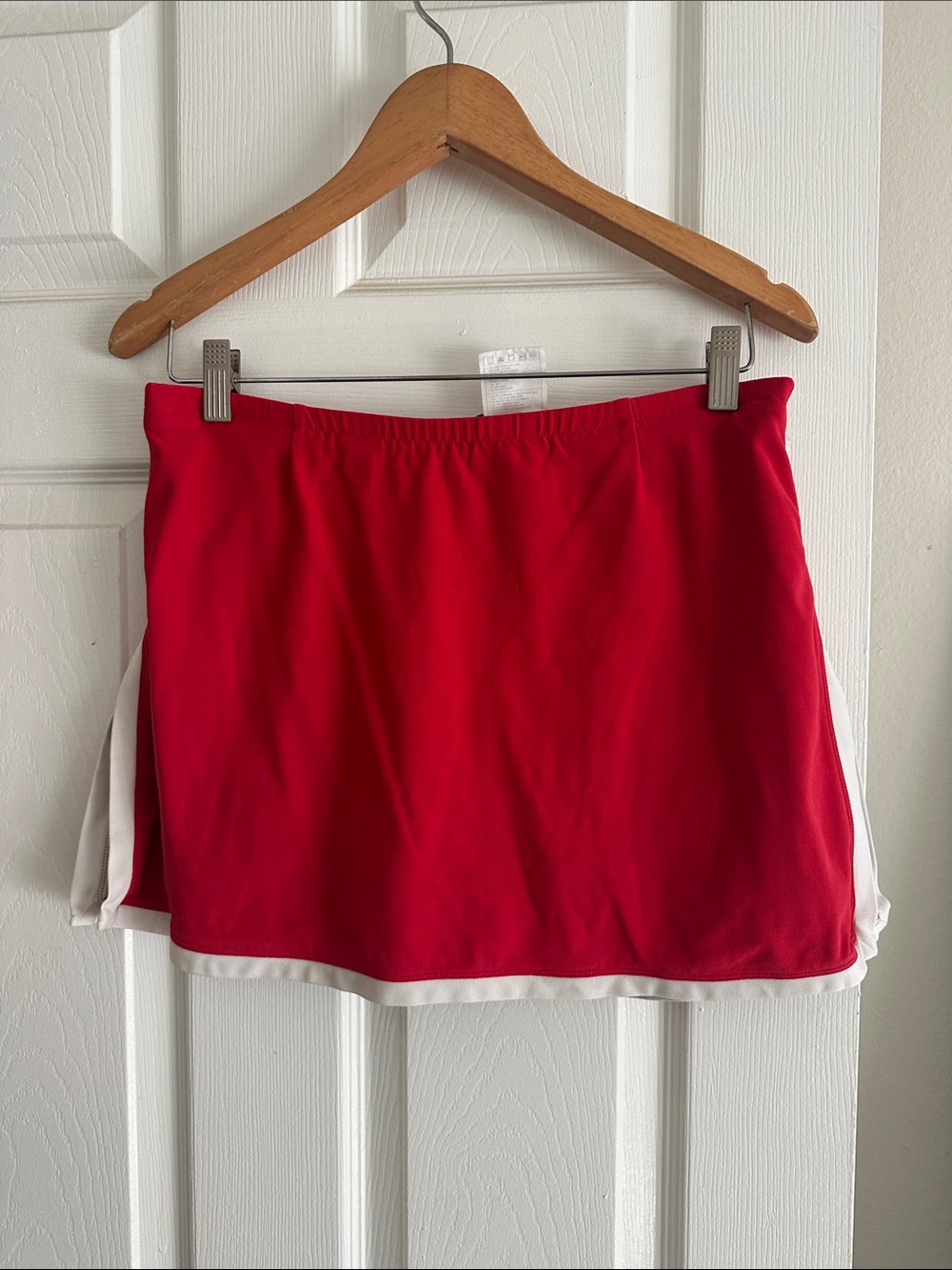 Nike Red Athletic Skort with White Trim